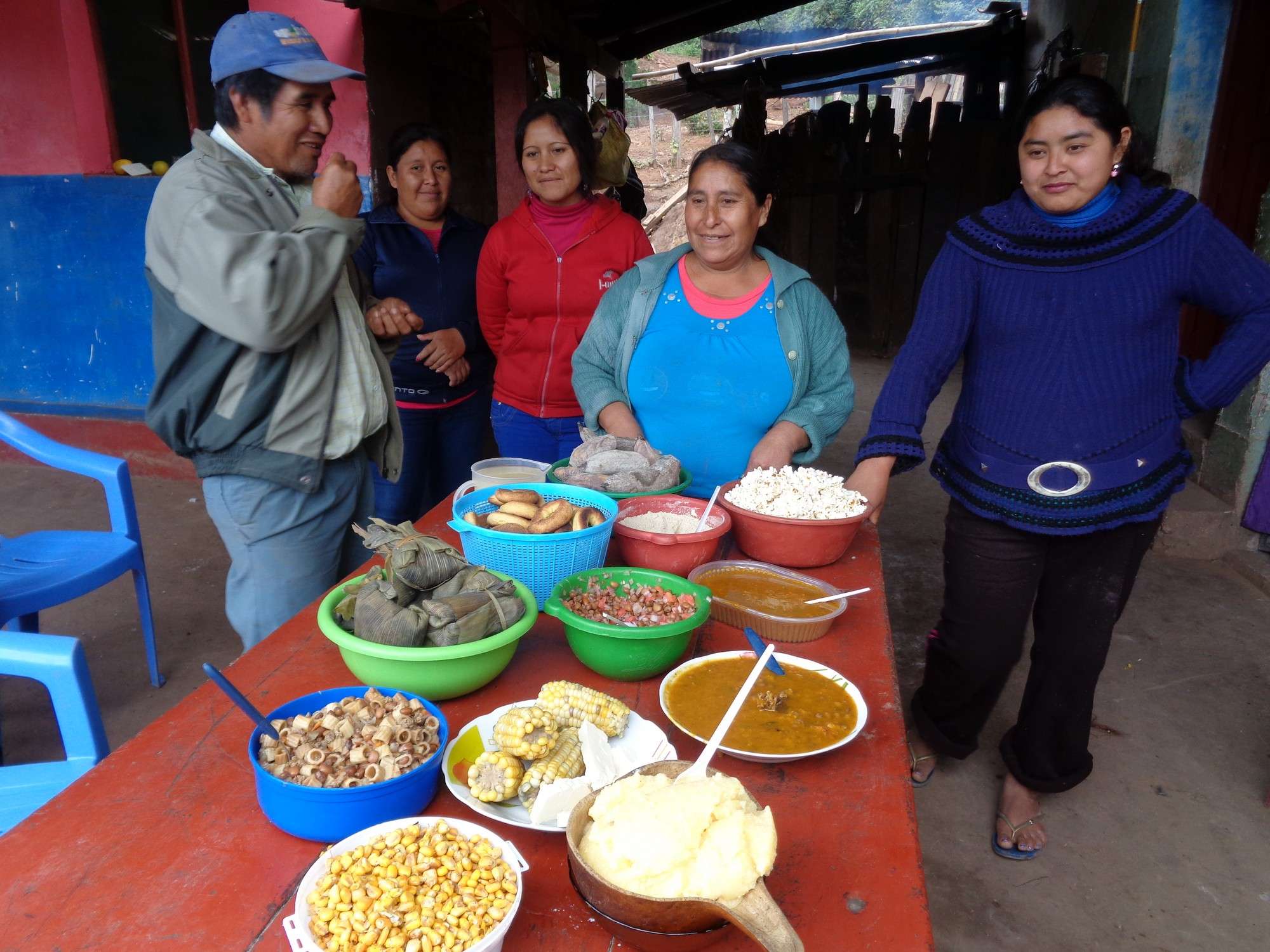 Degustación en capacitación gastronómica.