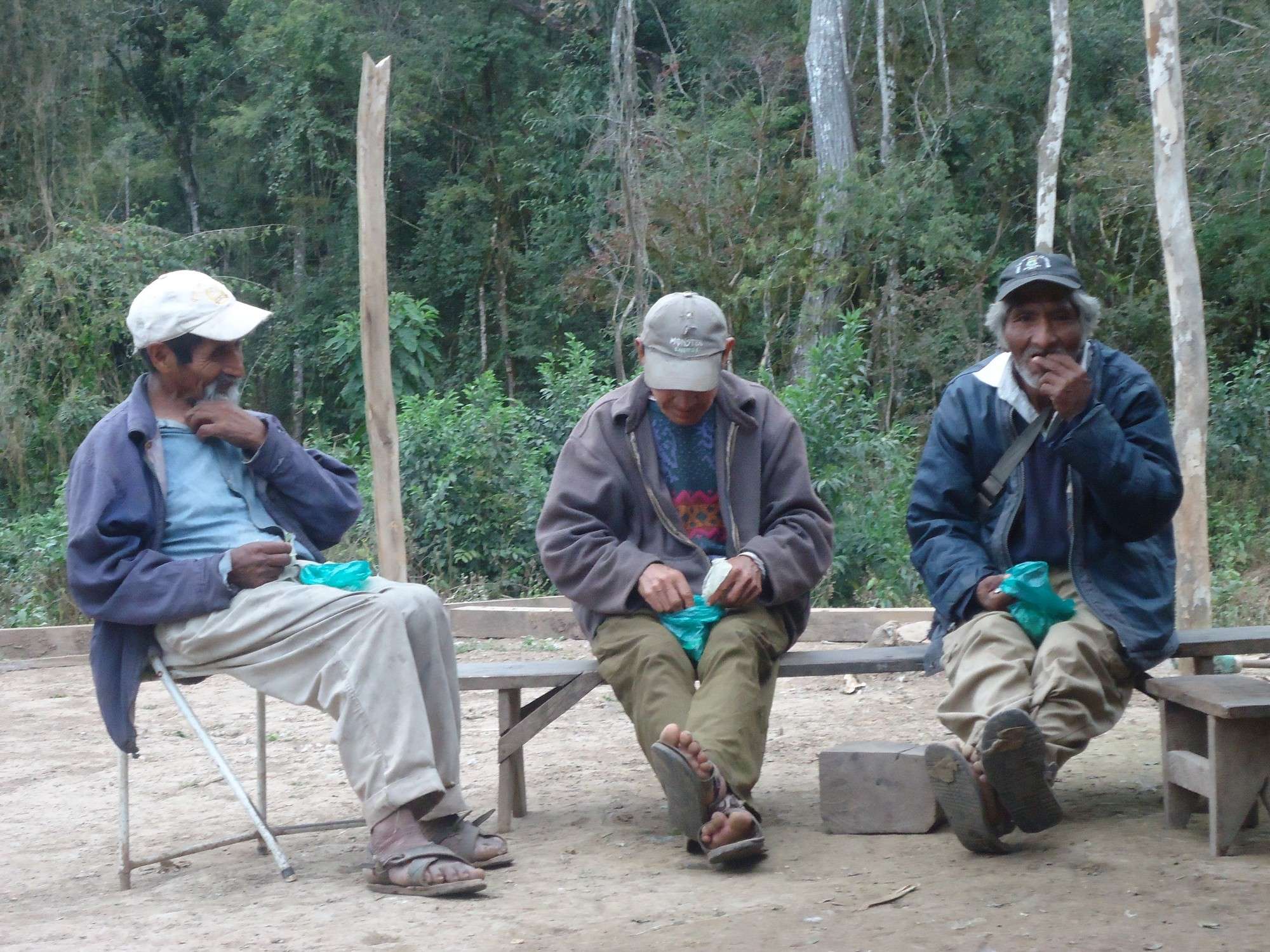 Momento de sociego en la rutina de la vida comunitaria.